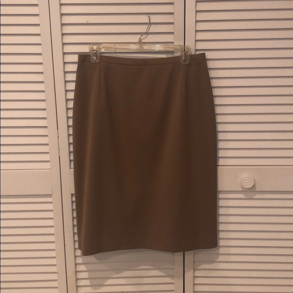 Taupe lined skirt